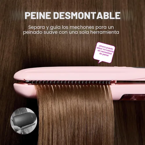 Vista 4 de Wavytalk Steam Sesh - Plancha de pelo y cepillo de vapor Steamline Pro