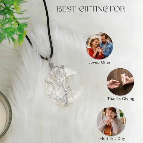 Vista 24 de Crystal Necklace, Crystals, Crystal Gifts, Gemstones, Crystal Pendant, Spiritual Gifts