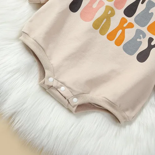 Vista 7 de Ropa de Halloween para bebé niña, sudadera con estampado de calabaza, mameluco de burbujas, lindo traje de Acción de Gracias de otoño