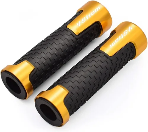 Vista 10 de Juego de manillar de motocicleta de 7/8 pulgadas de goma metálica para Suzuki DL650 DL1000 Vstrom V-Strom 650 1000 1050/1050/xt (color: negro)