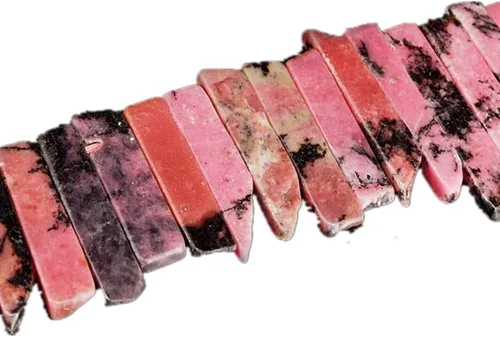 Vista 8 de Cuentas de cristal de amatista natural, tira plana irregular, cuentas sueltas de palo para hacer joyas, cristal curativo, pulido o crudo en la parte