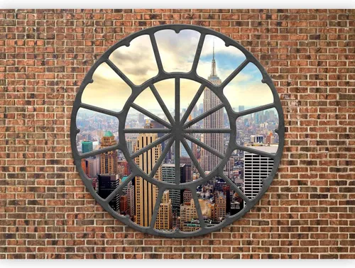 Vista 13 de artgeist Mural de pared prémium de Nueva York, 79 x 55 pulgadas, papel tapiz no tejido, decoración de pared de vellón, impresión fotográfica, diseño