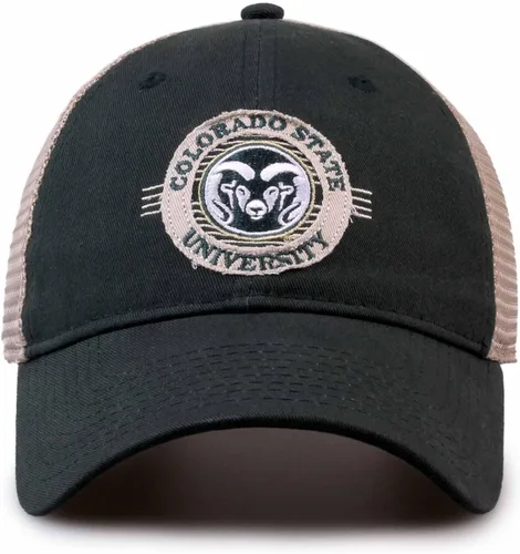 Vista 19 de The Game NCAA Snapback - Parche de malla - Comodidad clásica - Tamaño ajustable - Deja que todos sepan a qué equipo apoyas School seal patch with