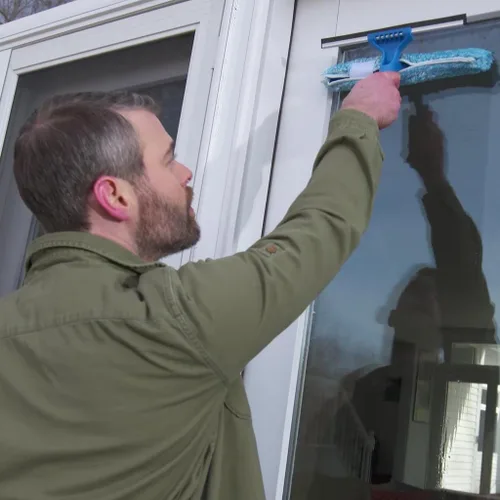 Vista 3 de Unger Herramienta de limpieza de ventanas Combi profesional manga de repuesto, 10