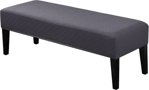 Vista 10 de Lebaley Funda Impermeable para Banco de Comedor Elástica Rectangular Protector de Asiento de Banco Funda Deslizable Extraíble Lavable Fundas