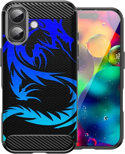 Vista 9 de CasesOnDeck Case Compatible with [Apple iPhone 17 / iPhone 17 Case] Pictorial Patterned TPU Design Case Flexible Slim and Elegant (Astronaut)