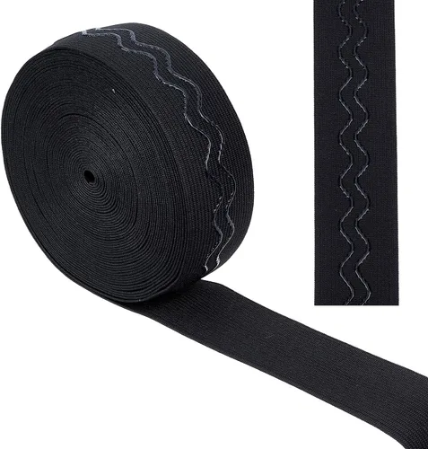 Vista 11 de GORGECRAFT Cinta elástica de silicona antideslizante de 5 yardas de 1 pulgada de ancho, banda de agarre elástica de goma, correas elásticas
