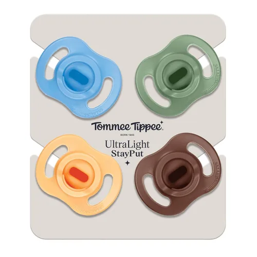 Vista 7 de Tommee Tippee - Chupete ultraligero StayPut, 18-36 meses, paquete de 4