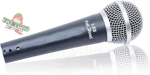 Vista 3 de Fat Toad Micrófonos vocales (Live ResponsePRO Edition) Paquete de 3 micrófonos de mano dinámicos cardioides con clips, con cable para estudio, DJ