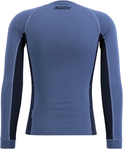 Vista 2 de Swix RaceX Bodywear - Camiseta de manga larga elástica en 4 direcciones que absorbe la humedad, de secado rápido, sin rozaduras, para hombre