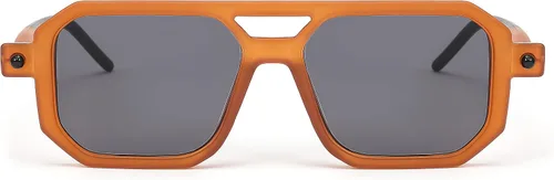 Vista 2 de FEISEDY Gafas de sol estilo aviador planas vintage de los años 70 para mujeres y hombres, montura clásica retro con estilo UV400 B2622