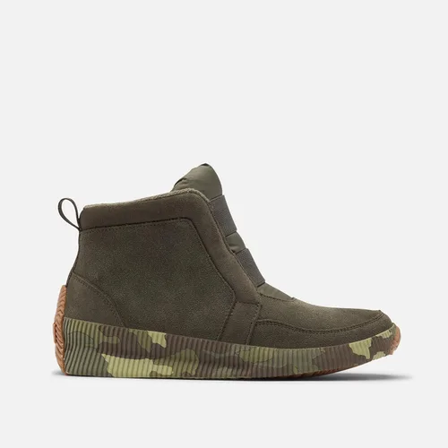 Vista 2 de SOREL Out N About Plus - Botas de lluvia de piel impermeables para mujer