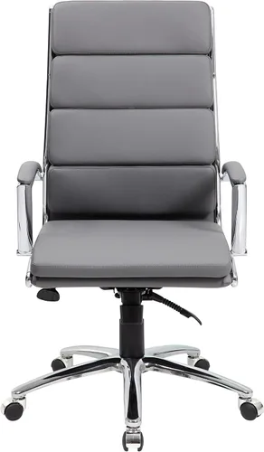 Vista 5 de Boss Office Products CaressoftPlus - Silla ejecutiva, color gris