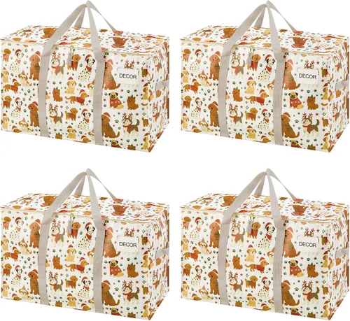 Vista 52 de VENO - Paquete de mudanzas, cajas de almacenamiento para embalaje universitario con tapas alternativas, para dormitorio, extragrande, asas