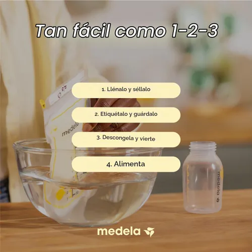 Vista 9 de Medela Easy Pour - Bolsas de almacenamiento de leche materna, 200 unidades, 7 oz/7.1 fl oz