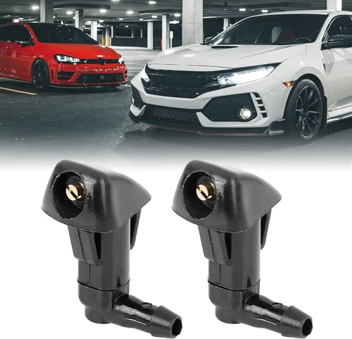 Vista 2 de X AUTOHAUX 2 unids 76810-SDA-A11 Limpiaparabrisas Boquilla Spray Jet para Honda Civic Odyssey Accord Element