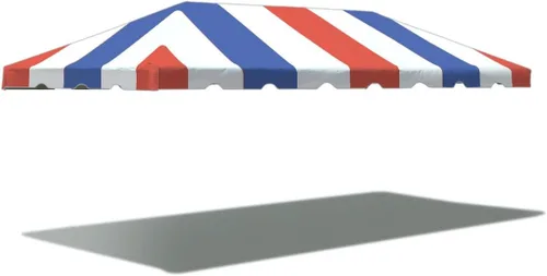 Vista 19 de Party Tents Direct - Toldo de vinilo de PVC de repuesto de 20 x 20 pies Blanco
