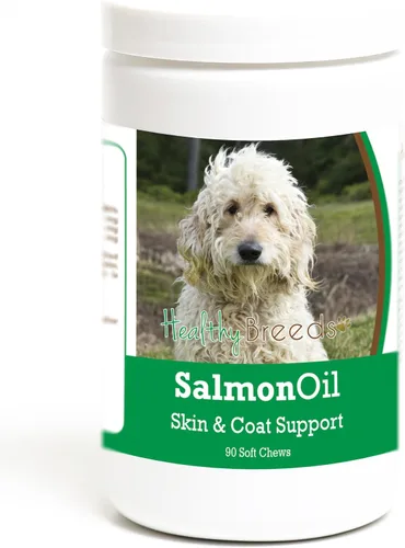 Vista 398 de Healthy Breeds Affenpinscher - Masticables suaves de aceite de salmón, 90