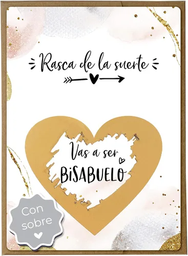 Vista 12 de Joli Coon Tarjeta de rascar Vas a ser abuela con sobre - Anunciar embarazo abuela