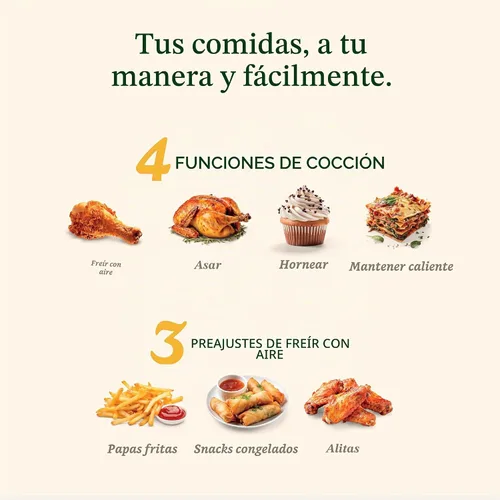 Vista 5 de Cuisinart Freidora de aire de 2 cestas, 2-4.25 QT, total 8.5 QT, 4 funciones: freír al aire, asar, hornear y mantener caliente, características Sync