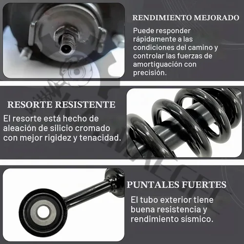 Vista 4 de 2 puntales de amortiguador delantero para Lexus GX470 4.7L 2003