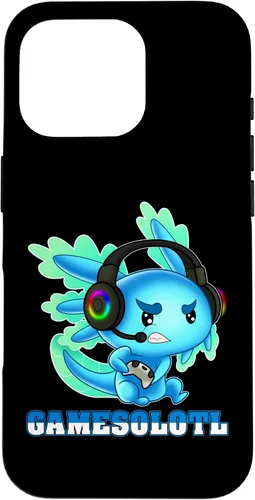 Vista 20 de Gamesolotl Gaming Gamer Axolotl Case for iPhone 17