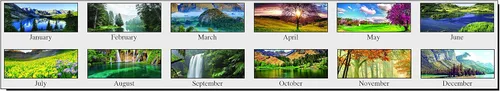 Vista 2 de House of Doolittle HOD3638-21 - Calendario de pared 2021, vista de tres meses, paisajes paisajísticos escénicos, 12.25 x 26 pulgadas, diciembre