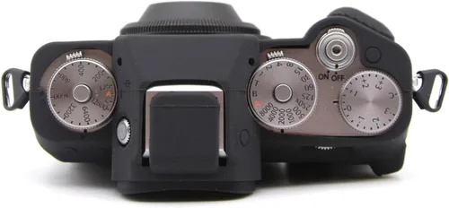 Vista 4 de Rieibi Fuji XT5 X-T5 - Funda protectora de silicona suave para cámara Fujifilm XT5 X-T5, funda ligera para cámara Fuji X-T5, color negro