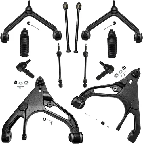 Vista 47 de Detroit Axle - Kit de extremo delantero para Hyundai Sonata XG350 XG300 Kia Optima, 2 brazos de control superiores con juntas de bola, 2 brazos