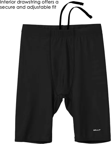 Vista 6 de Willit Traje de baño deportivo para niños y jóvenes, de secado rápido, UPF 50+