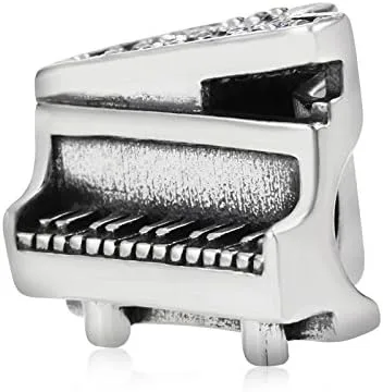 Vista 4 de ABUN - Abalorio de plata de ley 925 con cristales de piedra natal para pulseras de cadena de serpiente de 0.118in