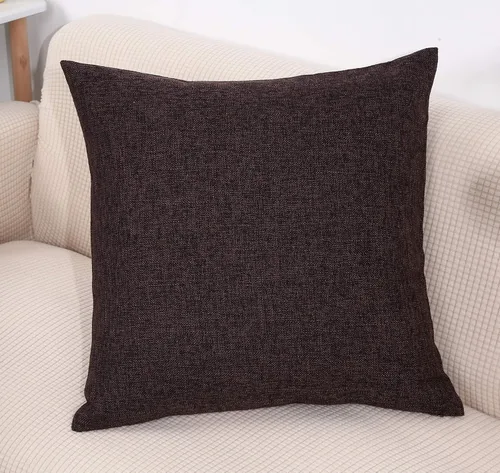 Vista 30 de TangDepot Funda de cojín de lino sintético con forro pesado, funda de almohada, fundas de almohada decorativas, para interiores y exteriores, funda