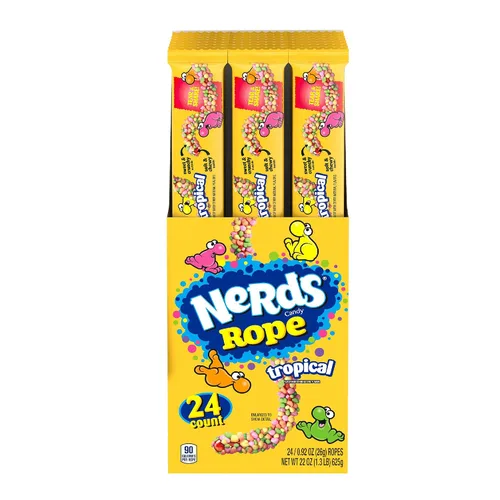 Vista 14 de Dulces Nerds Rope, Very Berry, cuerdas de 0.92 onzas (paquete de 24)