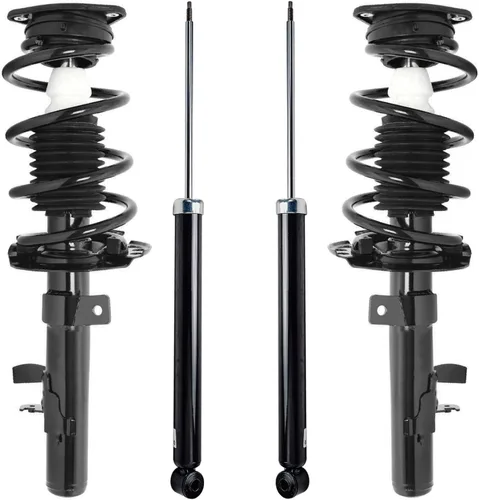 Vista 56 de Detroit Axle - Kit de amortiguadores de 4 puntales para Ford Escape 14-19, 2 puntales delanteros con resorte helicoidal 2 amortiguadores traseros