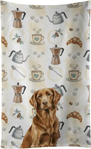 Vista 175 de Caroline's Treasures Afghan Hound - Toalla de cocina para barra de café, terciopelo frontal y lazo de algodón, lavable a máquina Sabueso afgano