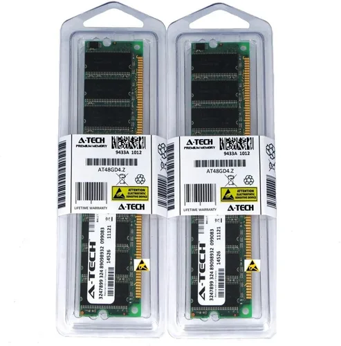Vista 2 de A-Tech Módulo de memoria de escritorio DDR PC2700 de 1GB (184-pin DIMM, 333MHz)