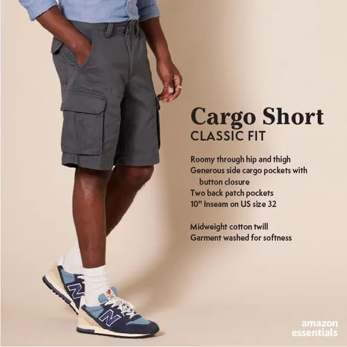 Vista 2 de Tienda Essentials Men's Classic-Fit Cargo Short (Available in Big & Tall)