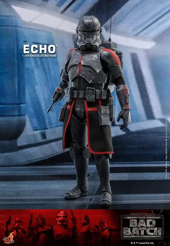 Vista 2 de Hot Toys 1:6 Echo - Star Wars: The Bad Batch, Negro