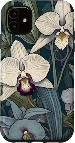 Vista 8 de Funda de flores de orquídea de jardín botánico para iPhone 17