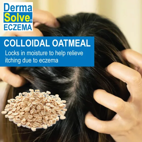 Vista 7 de Dermasolve Champú para aliviar el eccema – Terapia libre de cuero cabelludo y caspa que protege, hidrata y repara la piel para niños y adultos, sin