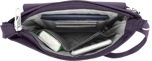 Vista 44 de Travelon Mini bolso de hombro clásico antirrobo