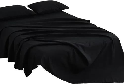 Vista 6 de Kingnex Sábana encimera King extragrande 132x110 para cama extra ancha y alta, duradera, suave, de 1800 microfibra doble cepillada, sábana superior