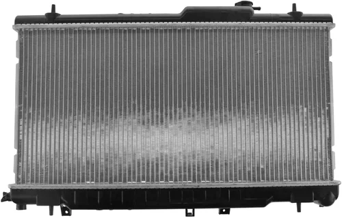 Vista 120 de TRQ Radiador de núcleo de aluminio de 1 fila Compatible con Subaru WRX STI 2.5L Turbo AWD 2015-2020