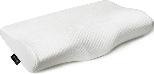 Vista 7 de EPABO - Almohada ortopédica de espuma viscoelástica con contorno para dormir, almohada cervical ergonómica para el dolor de cuello - para dormir
