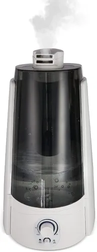 Vista 8 de Humidificador de niebla fría para dormitorio y habitaciones pequeñas, boquilla silenciosa de rotación de 360°, ajustable, luz nocturna y apagado