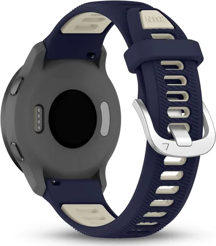 Vista 12 de Bolesi Correa de silicona de 18mm 20mm 22mm Compatible con Garmin Venu 3S/2S/Vivoactive 4S/Forerunner 265S/255S, Forerunner 165/55/245/Vivoactive