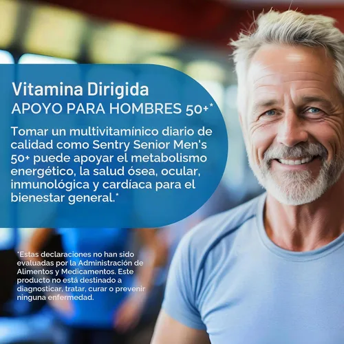 Vista 4 de 21st Century Sentry Senior Men 50+ Tabletas multivitamínicas, 100