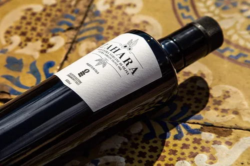 Vista 7 de Aceite de oliva virgen extra Zahara de Italia AOVE puro siciliano Cosecha temprana rica en polifenol prensado en frío Ganador de múltiples
