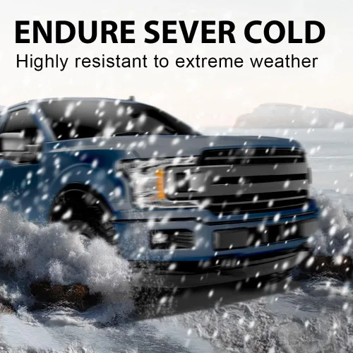 Vista 4 de CHEDA Guardabarros compatibles con Ford F150 2018-2020, color negro, estilo de fábrica, texturizado, pintables, 4