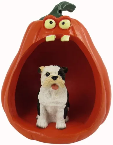 Vista 30 de Conversation Concepts Figura de Corgi galés de Halloween y calabaza Welsh Corgi Pembroke